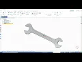 solid edge - spanner 3d model spanner design