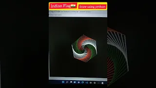 Indian flag Draw using python turtle graphic