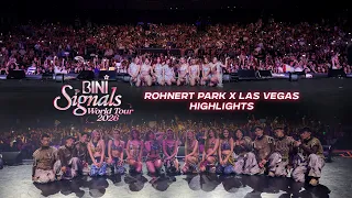 #BINI : BINI Signals World Tour 2026 - Rohnert Park & Las Vegas | Highlights