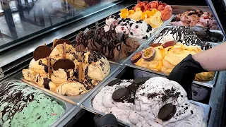 Gelato, Crepe, Waffle, Popular Desserts Collection