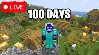 رح اقضي 100 يوم في ماين كرافت 