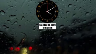 Do You Know What Time Is It Right Now Live New York Time Slow Rain Sounds for Sleeping NO ADS