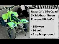Upgrading 24v Razor Quad