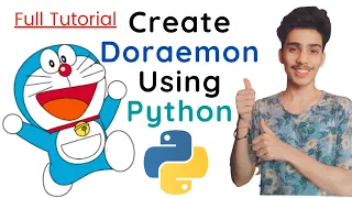 Create Doraemon Using Python Full Tutorial with Code Learn Graphics in Python Abhinav Shukla