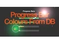 Changing Progress Bars Colours Based On Percent Stored In Database