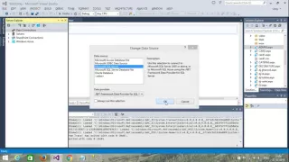 Sql server 2012 connection to visual studio 2013
