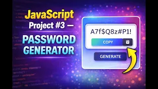 JavaScript Beginner Project Password Generator