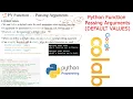 Python Function Default Values