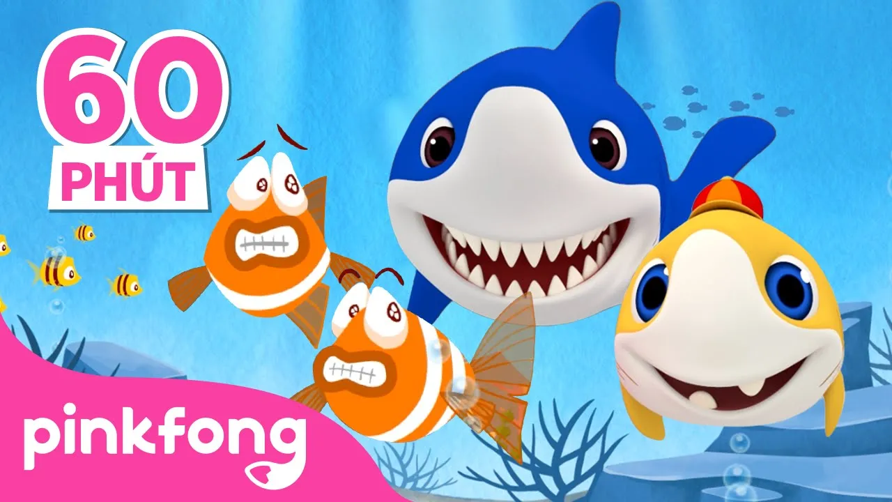 Cá mập bố và cá mập con | + Tuyển tập | Cá Mập Con | Pinkfong Baby Shark Nhạc thiếu nhi