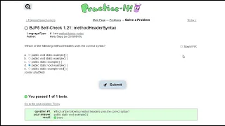 Java Practice-it Introduction to Java Programming Self Check 1 21 Commentary