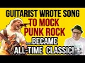 Download Lagu GUITARIST Wrote 2 CHORD Song to MOCK PUNK ROCK...Became an All-Time Classic! | Professor of Rock