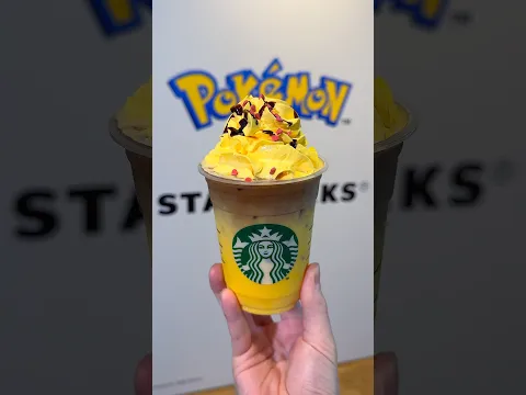 9/30(水)新発売スタバ×ポケモンコラボのピカチュウハニークリームラテ🍯⚡️