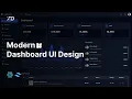 Modern Dashboard UI Design using React JS Tailwind CSS
