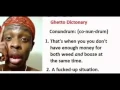 Ghetto Dictionary