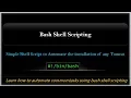 simple shell script to install any tomcat Shell Scripting Tutorials