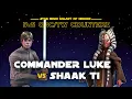 5v5 - Commander Luke Skywalker vs Shaak Ti SWGOH GAC CLS vs Clones Counter