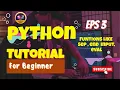 Python Tutorial in Hindi Lecture 3 Sep eval Input Explained Sikdar Academy