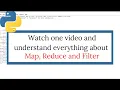 Difference Between Map Reduce And Filter In Python WITH MANY EXAMPLES Imp Python Interview Quest