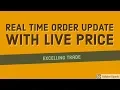 Real Time Order Update Python And Upstox Part 5