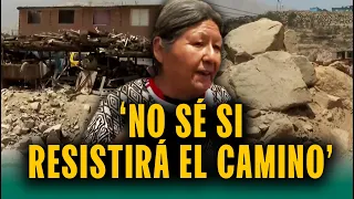 ¿Huaico activo podría arrasar con viviendas? Abandonan desmonte en cauce de huaico