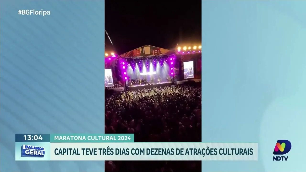 Maratona Cultural 2024: três dias de atrações culturais em Florianópolis