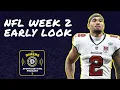 NFL Week 2 Early Predictions Spread Picks Touc own Value The Dimers Sports Betting Podcast