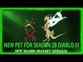 NEW PET FOR SEASON 28 DIABLO III