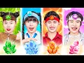 Download Lagu Four Elements: Fire, Water, Air And Earth! We Were Adopted By Normal Mom