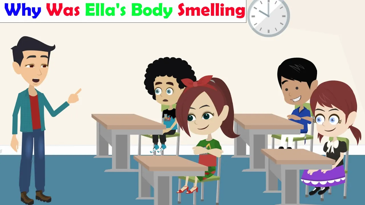 Ella has bad smell | Animated Funny Story | 2D Anime
