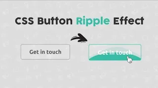CSS Button Ripple Effect How to Design CSS Button with Ripple Effect Nabeel Abbas