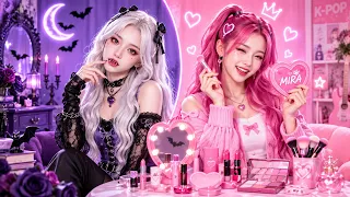 뱀파이어가 미라(MIRA)로 변신했다고?! 😱🧛‍♀️💜✨ K-팝 데몬 헌터들의 역대급 변신! 🔥💄