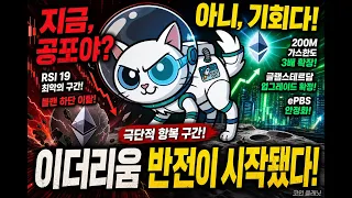 이더리움 RSI 19 극단 과매도, '지금이 마지막 기회'인 결정적 이유는?