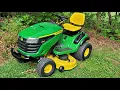 John Deere S130 Initial Startup and Ride First Impressions