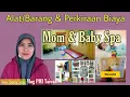 Alat/Barang dan Rincian Biaya Usaha Mom \u0026 Baby Spa