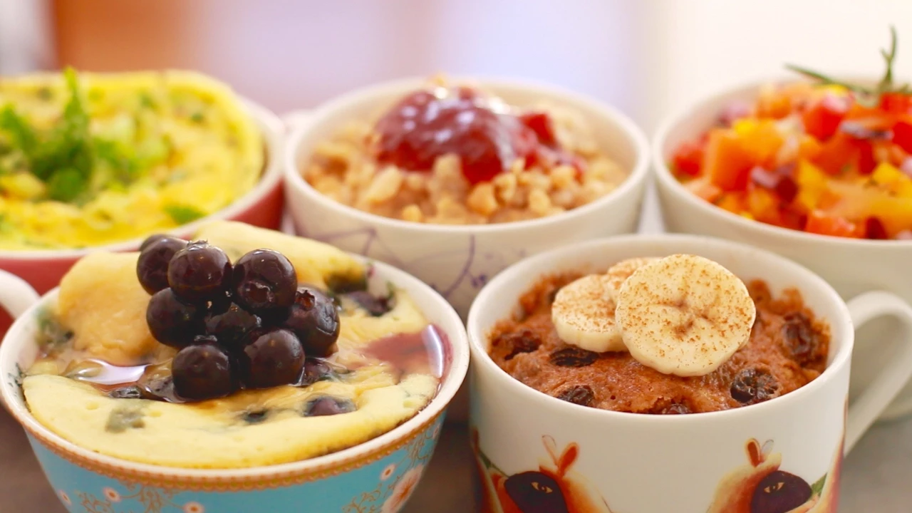 Microwave Mug Breakfasts for Back to School: 5 Sweet & Savory Recipes - Gemma