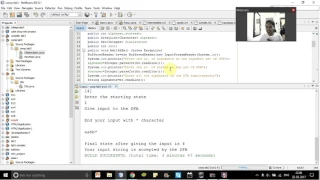 DFA simulation
