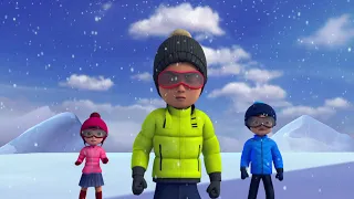 heavy snowfall in rudras city snowman rudra rudra