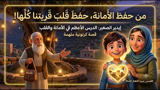 قصة إيدير الصغير والأمانة المفقودة   قصة كرتونية مؤثرة وملهمة للأطفال