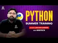 Python Summer Training 2025 100 Placement Guarantee - Hindtech Lucknow