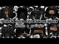 25 Black Hair Codes boys