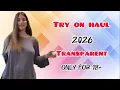 Lagu 4K Transparent Try-On Haul ✨ Sheer Mesh \u0026 Chic Lingerie Dresses | Fashion Lookbook 2026