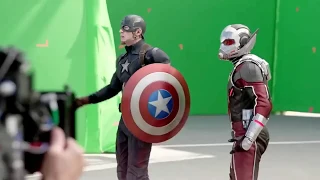 behind the scene green screen effect avengers