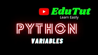 Variables Python Programming Language EduTut Learn Easily in Tamil