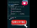 C programming Exercise C Language Tutorial