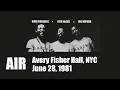 Air (Henry Threadgill, Steve McCall, Fred Hopkins) Avery Fisher Hall, NYC June 28, 1981