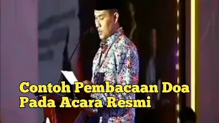 Contoh Pembacaan Doa pada Acara Resmi