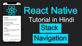 React Native tutorial in Hindi Stack Navigation React Navigation version 6