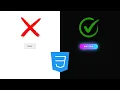 Pure CSS Button ASMR Coding Magic No Talking