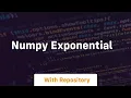 numpy exponential