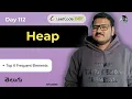 Top K Frequent Elements Leetcode Q347 in Telugu Heap Hashmap DSA Python srkcodes